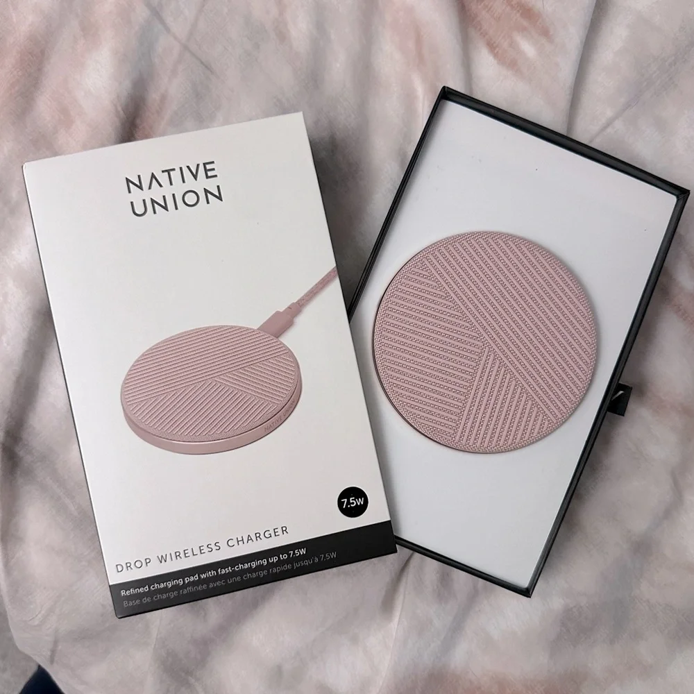 Native Union Wireless Charger Rose Gold